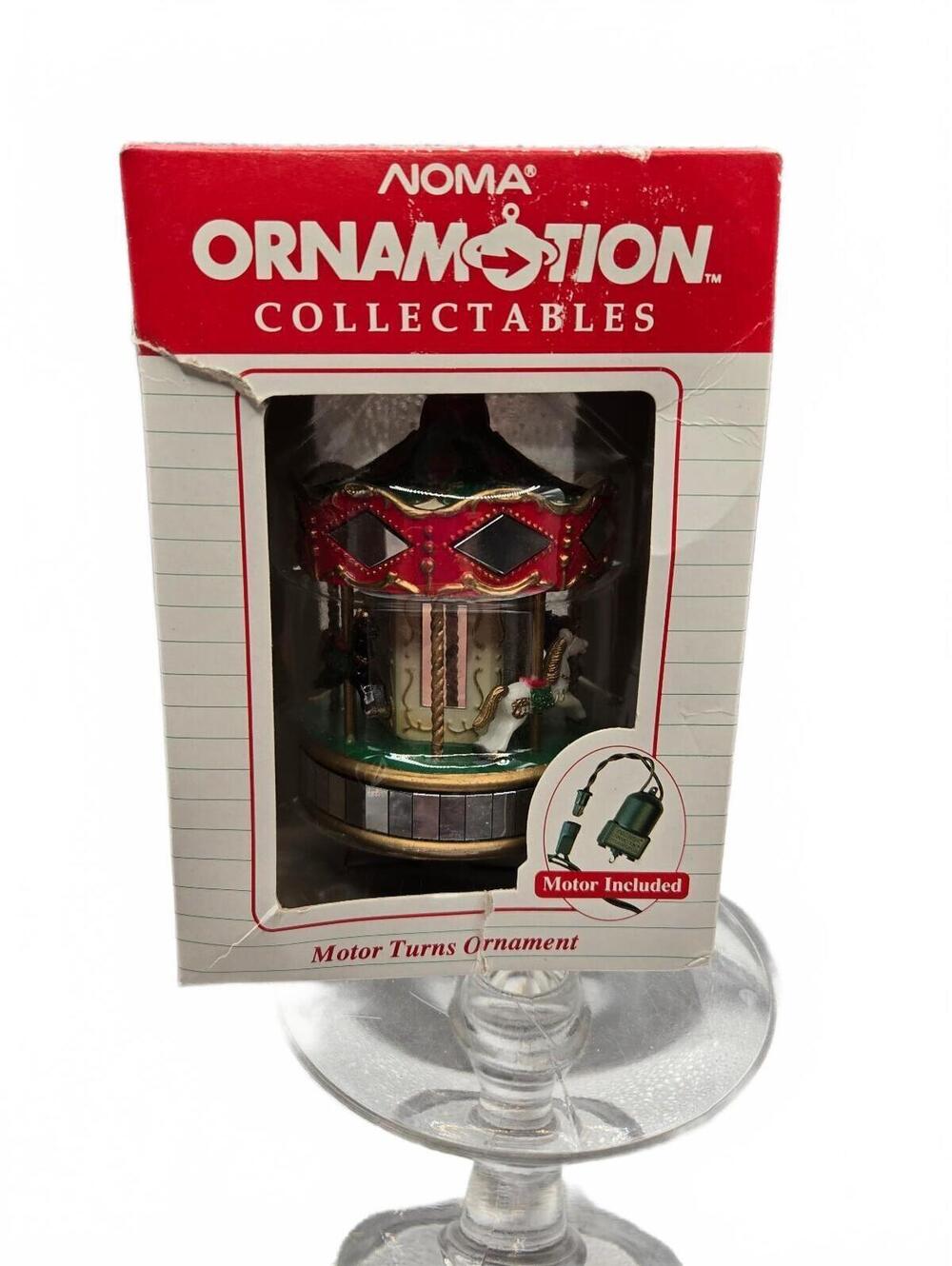 Birdcage NOMA Ornamotion Collectables Motor Turns Ornament Christmas